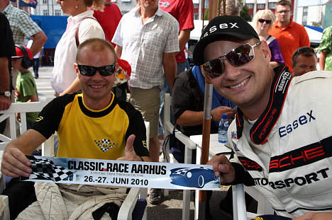 Casper Elgaard og Jan Magnussen deltager begge i Pro-am løbet ved Classic Race Århus.